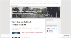 Desktop Screenshot of iloveyoubutyouregoingtohell.org